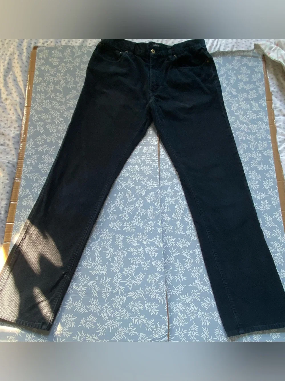 J. Crew Straight-Leg Jeans in Dark Navy